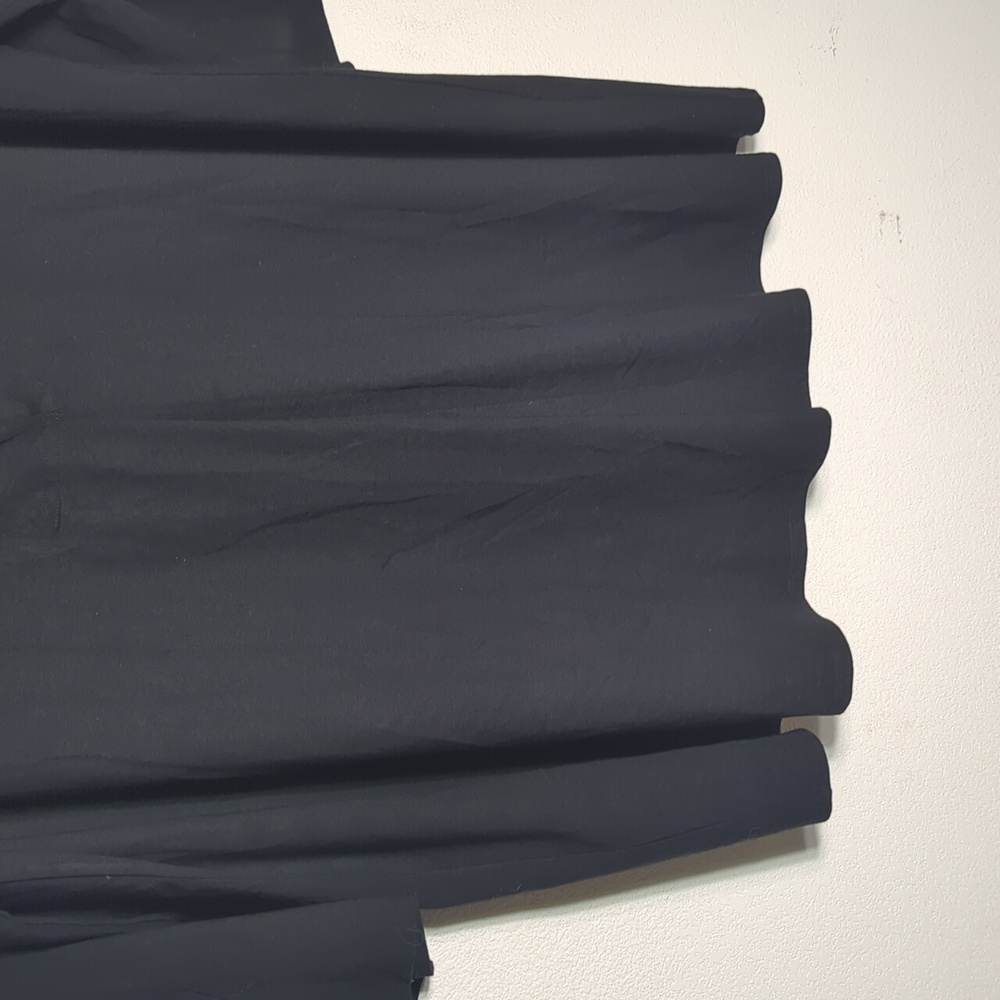 Eileen Fisher Black V-Neck Long-Sleeve Tunic - Picture 7 of 9